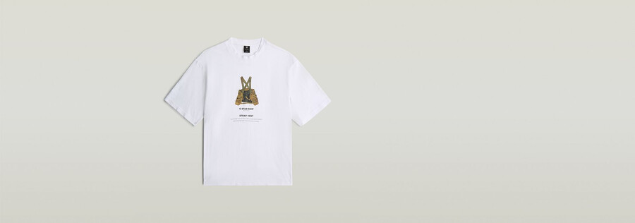 t-shirt à imprimé darchives