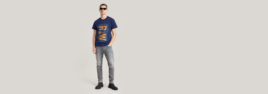 t-shirt graphique raw peint