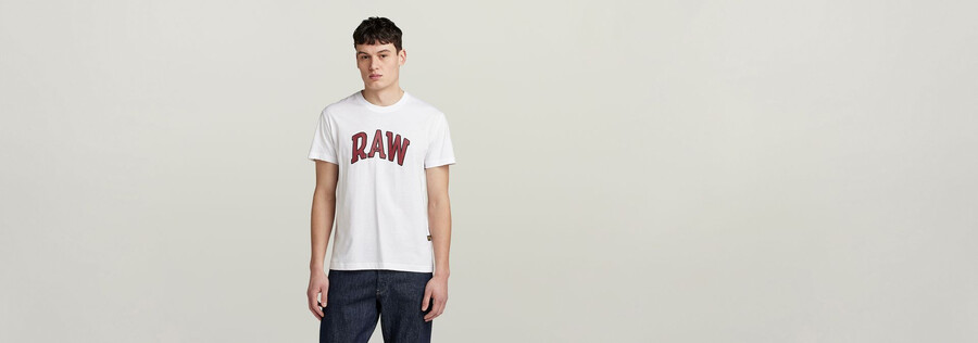t-shirt graphique puff raw