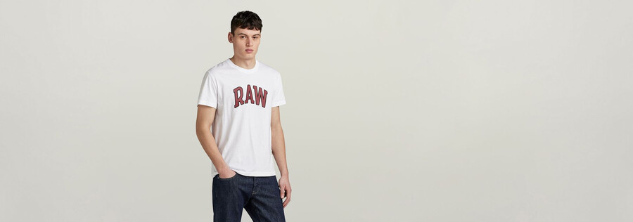 t-shirt graphique puff raw
