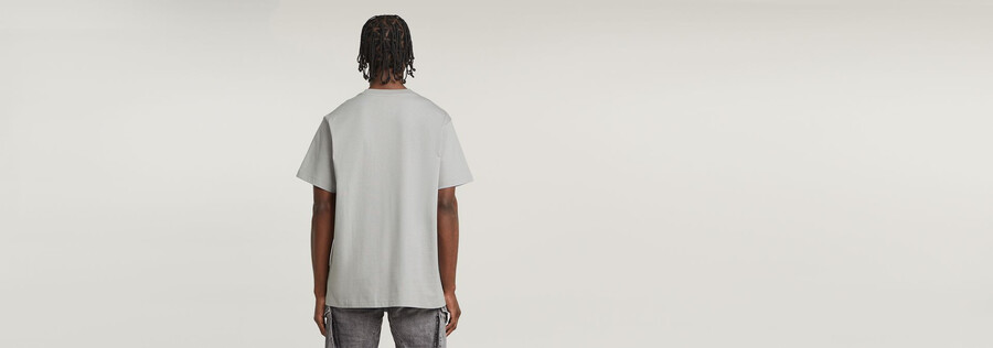 t-shirt ample à logo g-script