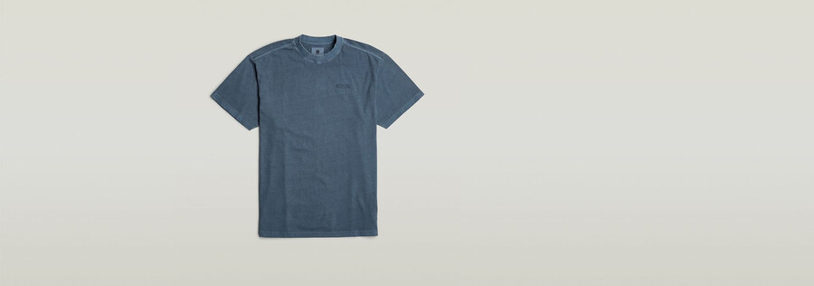 t-shirt ample teint par pigmentation