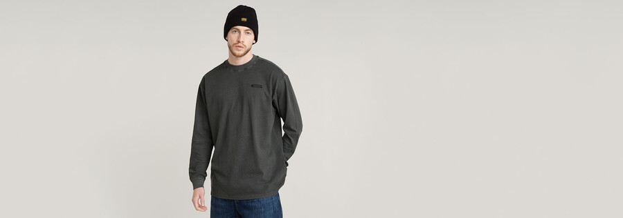 t-shirt ample teint par pigmentation