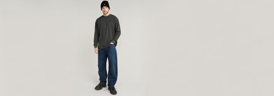 t-shirt ample teint par pigmentation