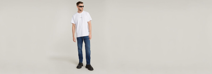 t-shirt ample avec logo central sur la poitrine