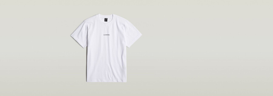 t-shirt ample avec logo central sur la poitrine