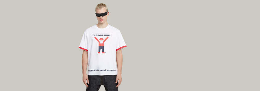 t-shirt unisexe wvb à coupe carrée