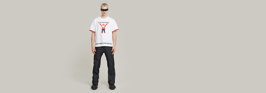 t-shirt unisexe wvb à coupe carrée