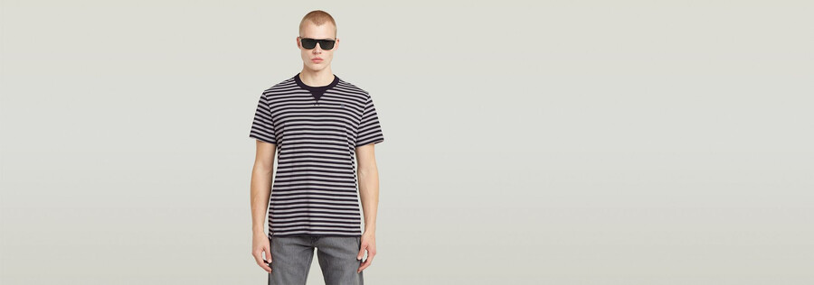 t-shirt à rayures nifous