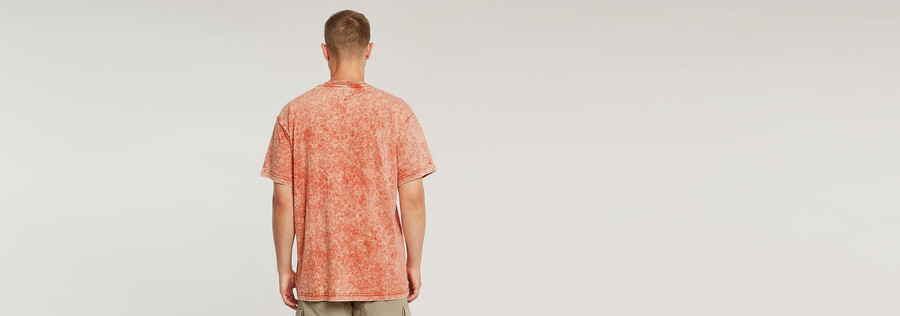 t-shirt ample délavé