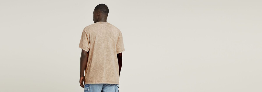 t-shirt ample délavé