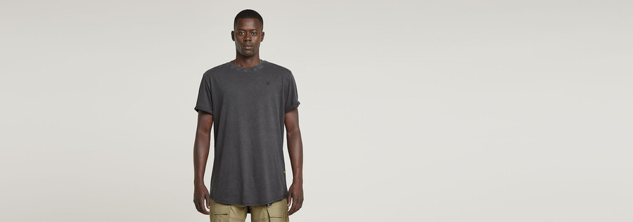 t-shirt à imprimé graphique surteint pour cils