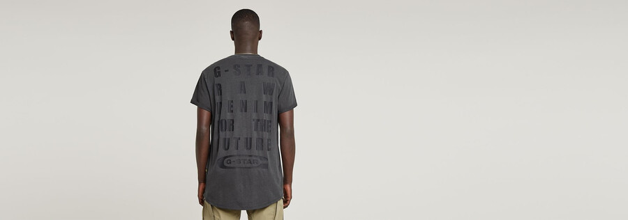 t-shirt à imprimé graphique surteint pour cils