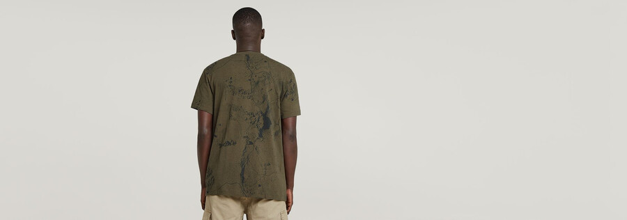 t-shirt à imprimé intégral