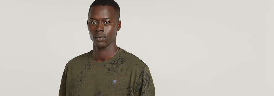 t-shirt à imprimé intégral