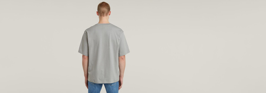 t-shirt boxy à logo old skool color shift
