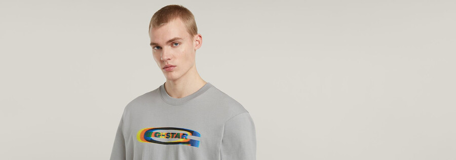 t-shirt boxy à logo old skool color shift