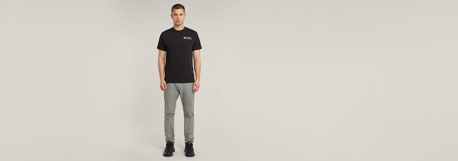 t-shirt à motif darche au dos