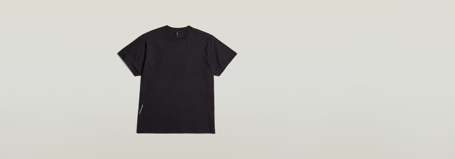 t-shirt ample à détails de couture