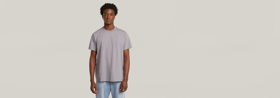 t-shirt ample à détails de couture
