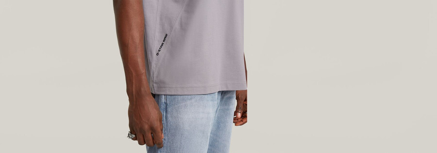 t-shirt ample à détails de couture