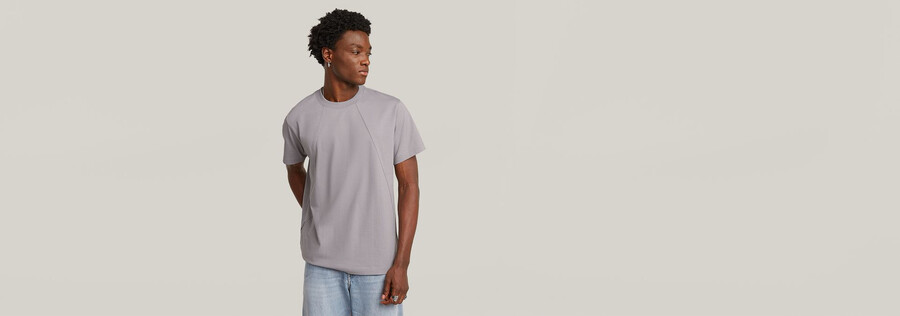 t-shirt ample à détails de couture