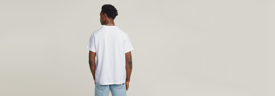 t-shirt ample à poche tissée dextérieur