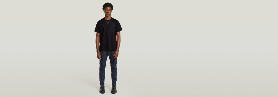 t-shirt ample à poche tissée dextérieur