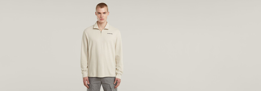 tweeter à damier demi-zip