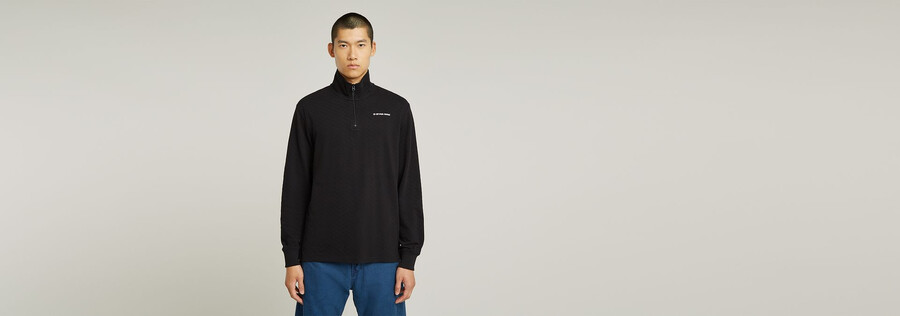 tweeter à damier demi-zip