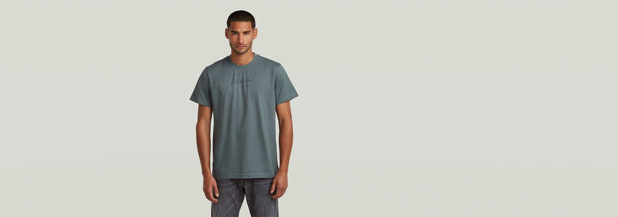 t-shirt ample autographié