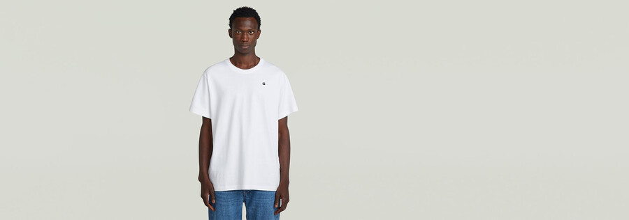 t-shirt ample avec impression photo au dos