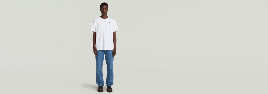 t-shirt ample avec impression photo au dos