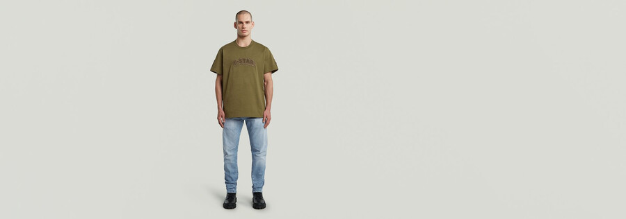 t-shirt ample à écussons