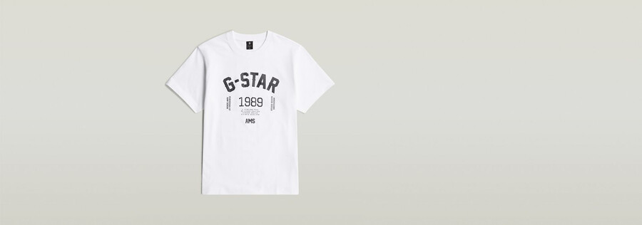 t-shirt ample à motif graphique 89 au dos