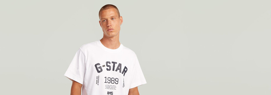 t-shirt ample à motif graphique 89 au dos