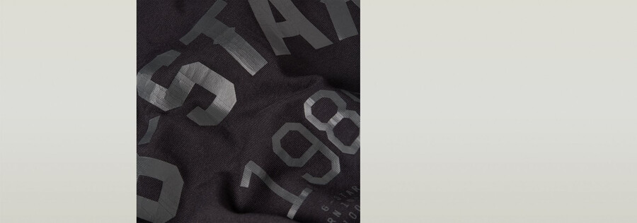 t-shirt ample à motif graphique 89 au dos
