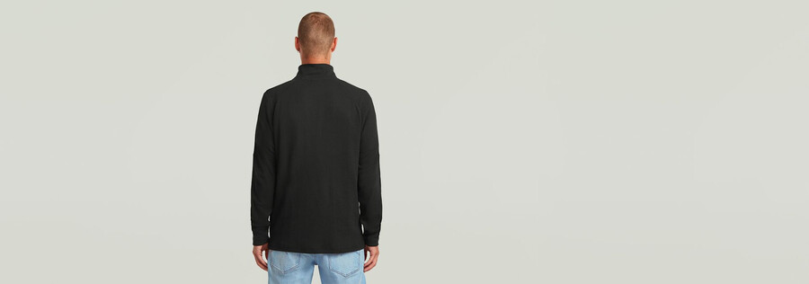 t-shirt à demi-zip tweeter