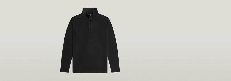 t-shirt à demi-zip tweeter