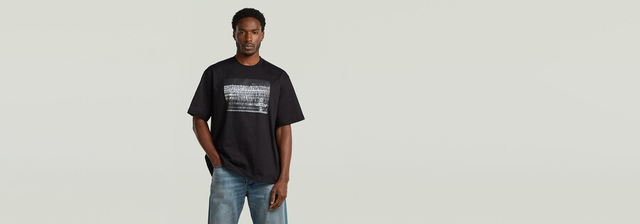 t-shirt ample à imprimé photo