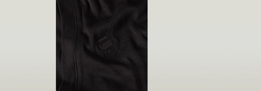 lot de 2 t-shirts basiques à col en v