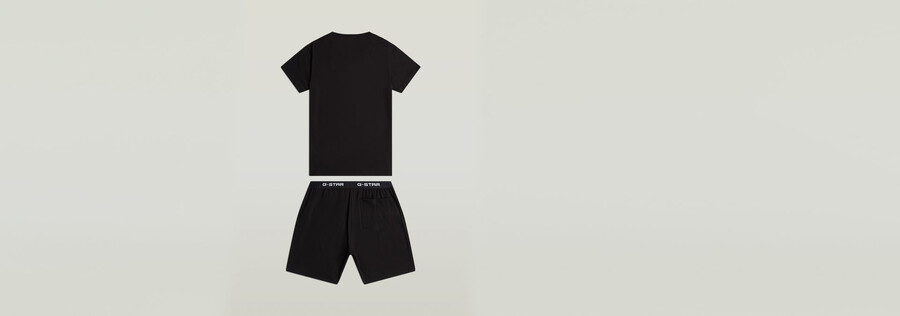 ensemble t-shirt et pyjama court