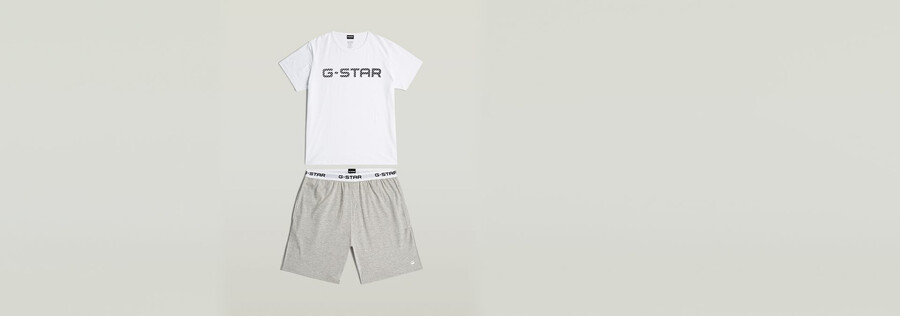 ensemble t-shirt et pyjama court