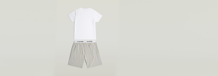 ensemble t-shirt et pyjama court