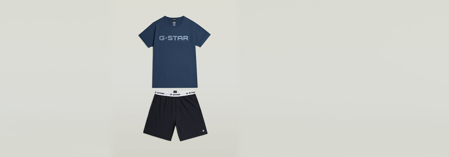 ensemble t-shirt et pyjama court