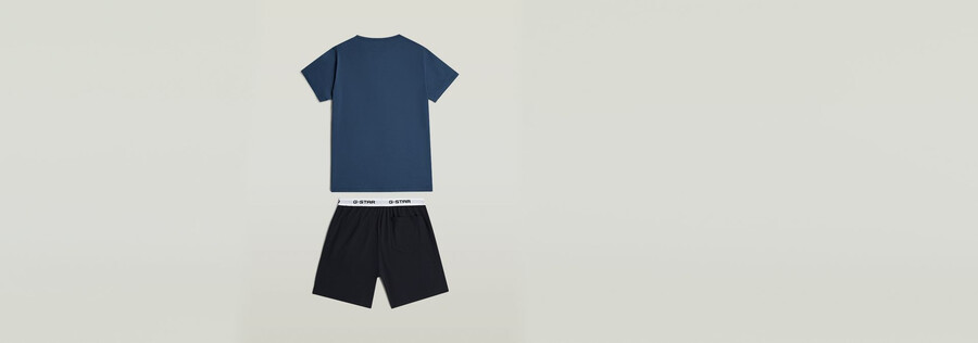 ensemble t-shirt et pyjama court