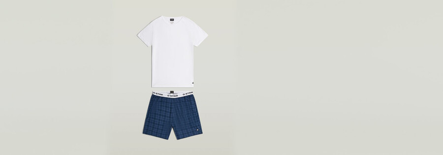 ensemble t-shirt et pyjama court