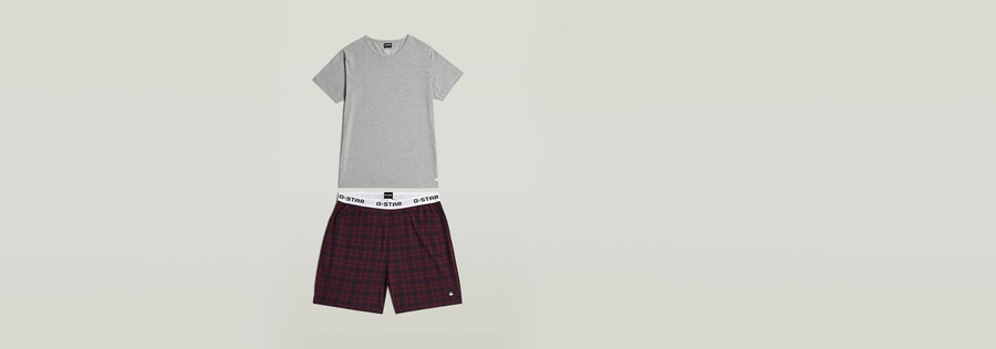 ensemble t-shirt et pyjama court