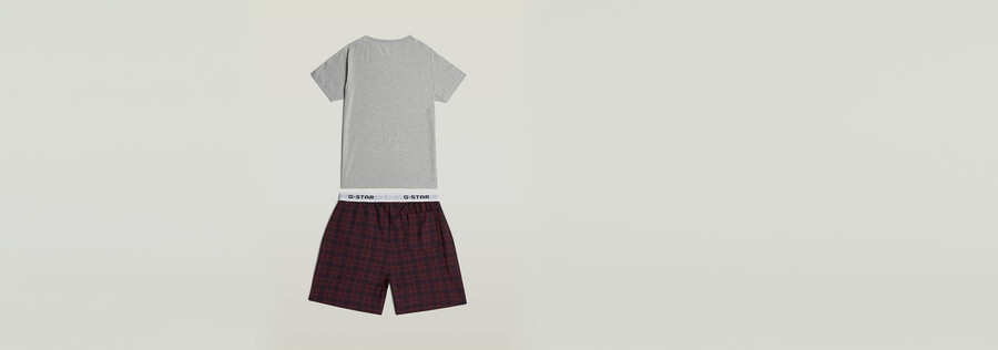 ensemble t-shirt et pyjama court