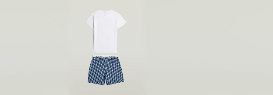 ensemble t-shirt et pyjama court